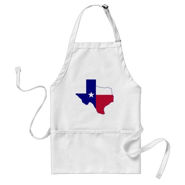 Texas Flag Map Standard Apron (Front)