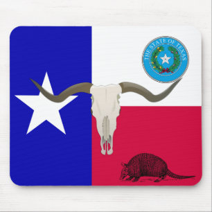 Texas flag mouse pad