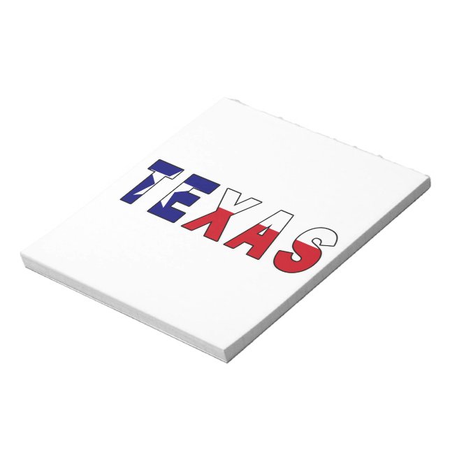 Texas Flag Notepad (Rotated)