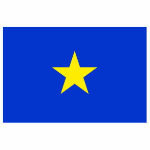 Texas, Flag of Texas (1836–1839) Statuette Standing Photo Sculpture