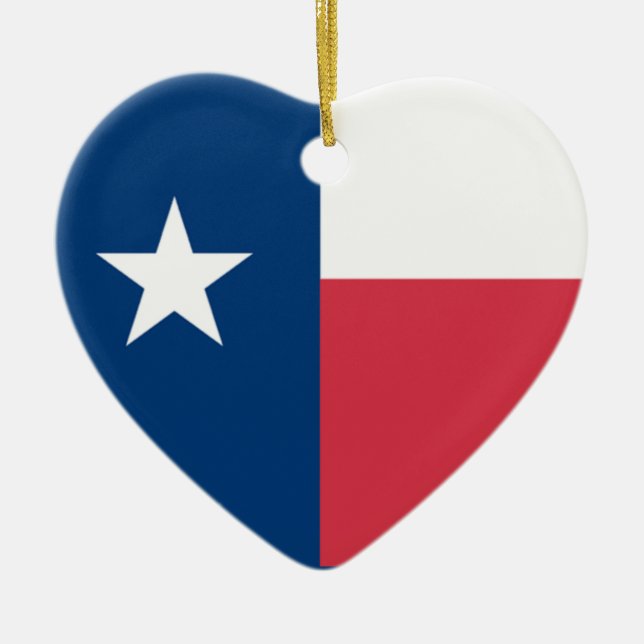 Texas Flag Ornament (double sided) (Front)