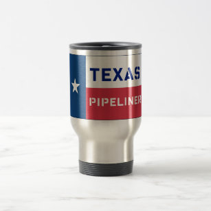 Texas Flag Pipeliner Travel Mug