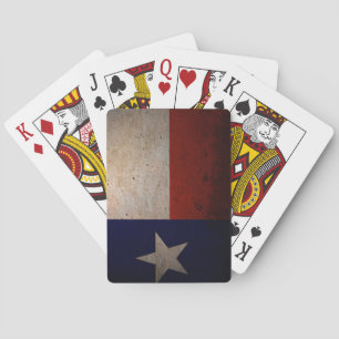 Texas flag playing cards