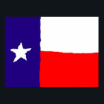 Texas Flag Pop Art Poster - American States Prints<br><div class="desc">USA States Flags Digital Artworks - American National Symbols & Emblems - Flags of United States of America</div>
