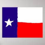 Texas Flag Pop Art Poster - American States Prints<br><div class="desc">USA States Flags Digital Artworks - American National Symbols & Emblems - Flags of United States of America</div>