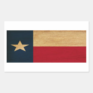 Texas Flag Rectangular Sticker