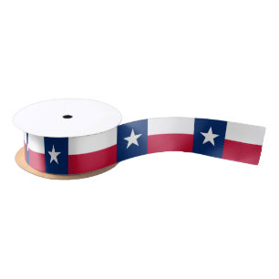 Texas Flag ribbon, USA, Texas fashion / sports Satin Ribbon