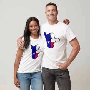Texas flag Shaka T-Shirt