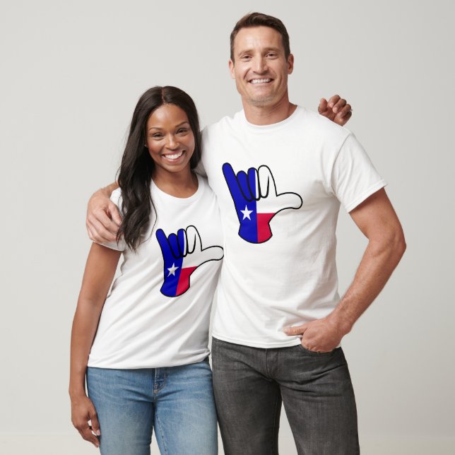 Texas flag Shaka T-Shirt (Unisex)