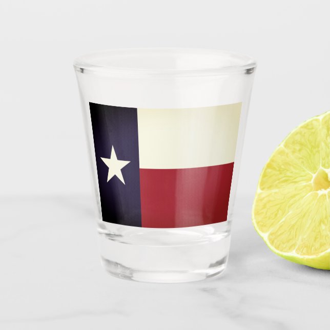 TEXAS Flag - Shot Glass (Front)