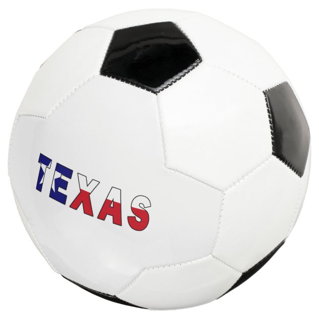 Texas Flag Soccer Ball (Three Quarter)