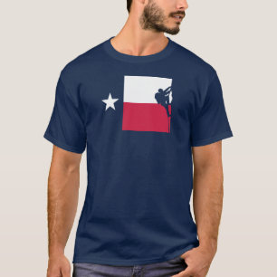 Texas Flag T-Shirt - Rock Climbing