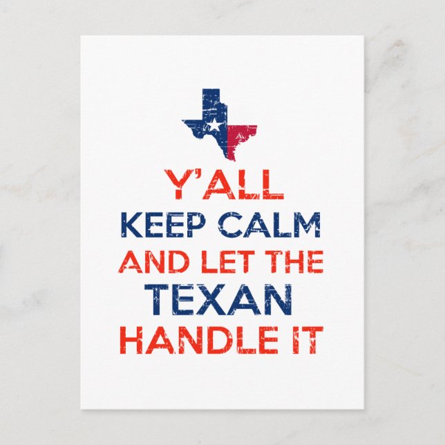Texas Flag tees Postcard (Front)