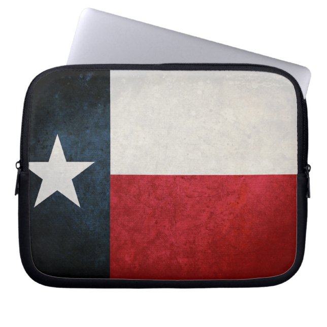 Texas Flag; Texan; Laptop Sleeve (Front)