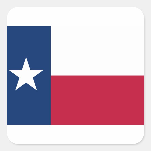 Texas Flag - Texan Pride Square Sticker (Front)
