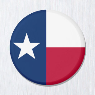 Texas flag & Texas, USA holiday/sports Magnet