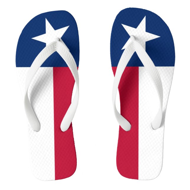 Texas flag thongs (Footbed)