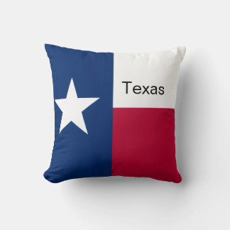 Texas flag throw Pillow