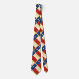 Texas Flag Tie - Charles B. Stewart Drawing 1839