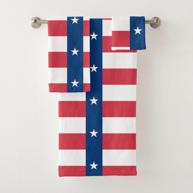 Texas Flag Towel Set (Insitu)