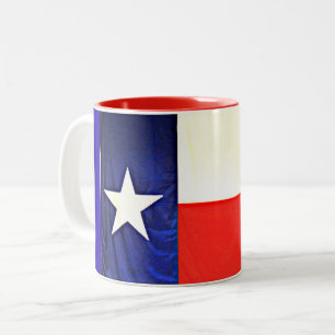 Texas Flag Two Tone Mug