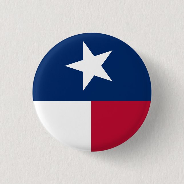 Texas Flag (vertical) 3 Cm Round Badge (Front)