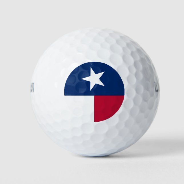 Texas Flag (vertical) Golf Balls (Front)
