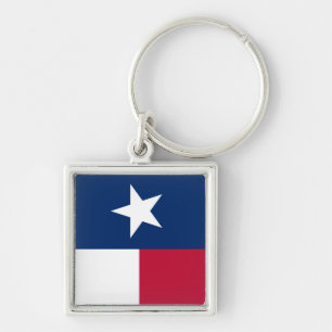 Texas Flag (vertical) Key Ring