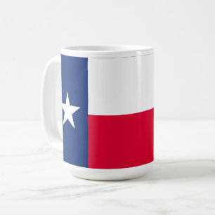 Texas Flag with Bluebonnets, Mug