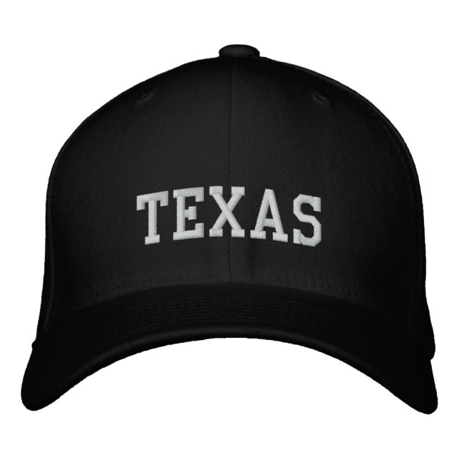 Texas Flexfit Wool Cap Black (Front)