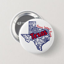 Texas Floral Doodles