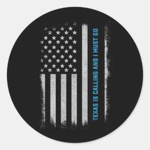 Texas Footll Sports Sketll Hockey Softll Sports Fa Classic Round Sticker