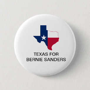 TEXAS for Bernie Sanders 2020 Button