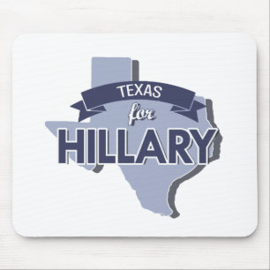 TEXAS FOR HILLARY -.png Mouse Pad