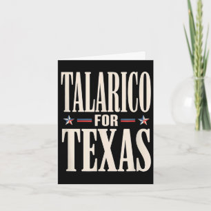 Texas for james talarico for senate democratTexas Card