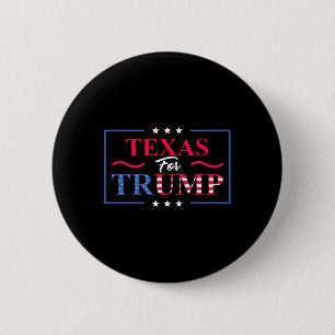 Texas For Trump - Pro-trump Vote Republican  6 Cm Round Badge