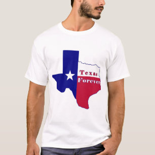 Texas Forever Flag Map T-Shirt