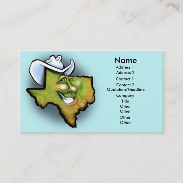 Texas Friendly Card (Front)