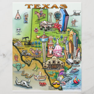 Texas Fun Map
