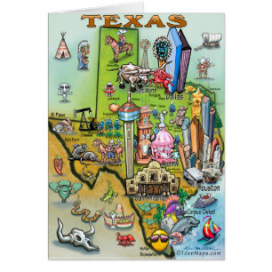 Texas Fun Map