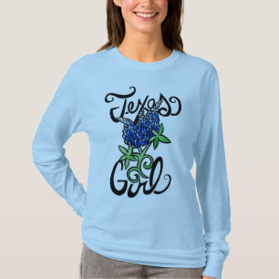 Texas Girl texas Bluebonnets T-Shirt
