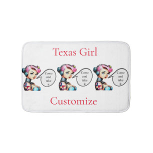 Texas Girl Thunder_Cove  Bath Mat
