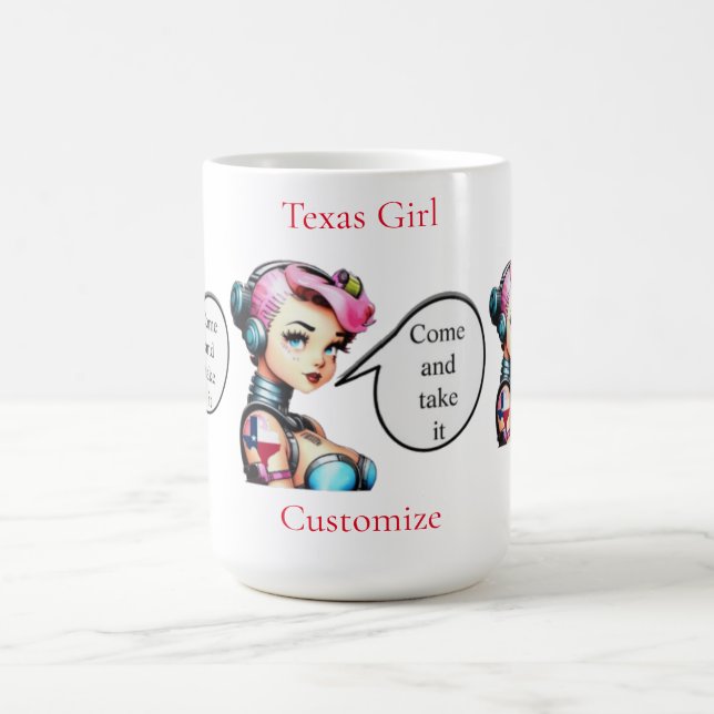 Texas Girl Thunder_Cove  Coffee Mug (Center)
