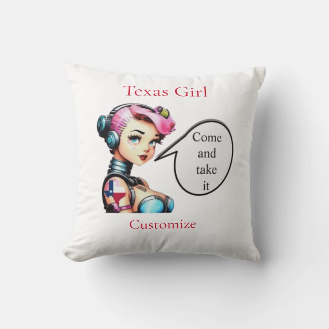 Texas Girl Thunder_Cove  Cushion (Front)
