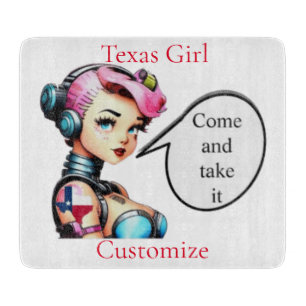 Texas Girl Thunder_Cove Cutting Board