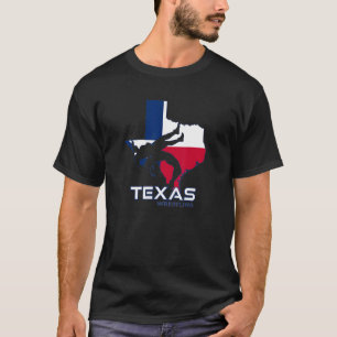 Texas Girls High School Wrestling Fan Wrestler Tx  T-Shirt