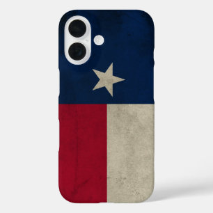 Texas Grunge- Lone Star Flag iPhone 16 Case