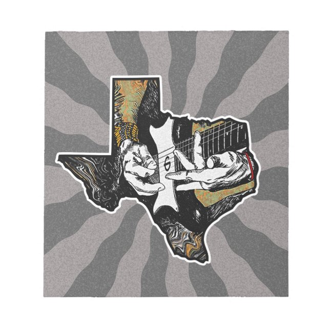 Texas Guitar Notepad (Front)