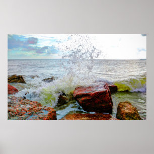 Texas Gulf Coast Poster