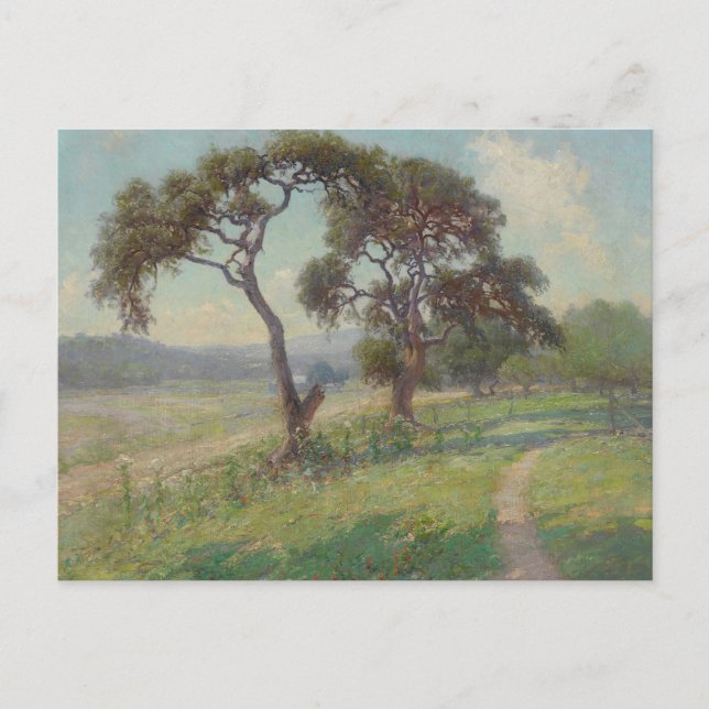 Texas Hill Country Landscape, Onderdonk Postcard (Front)